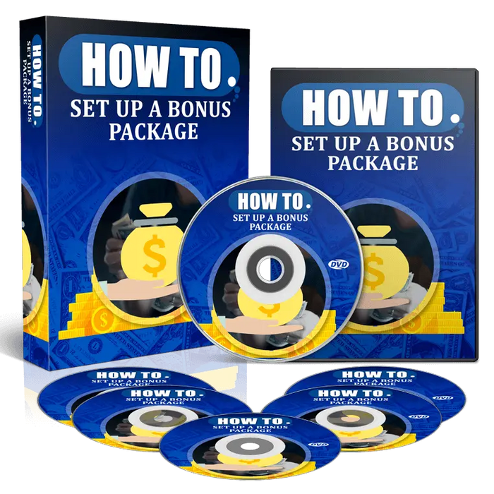 How To Set Up A Bonus Package